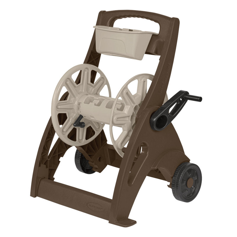 Suncast - Hosemobile® Hose Reel Cart W/bin - Mocha