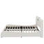 Lit plateforme tapissier luxueux en similicuir avec tête de lit épaisse, haut-parleurs Bluetooth et lumière DEL RVB-450199532-450199522
