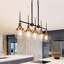 Loram 5 - Light 36" Wide Kitchen Island Linear Pendant