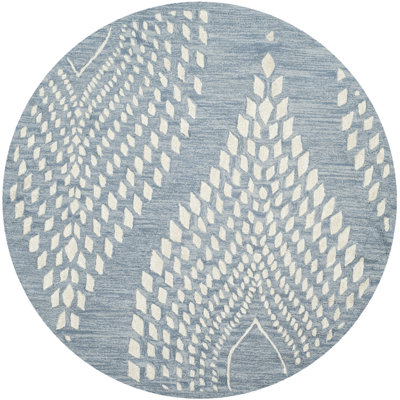 Bowers Hand Tufted Wool Geometric Rug
