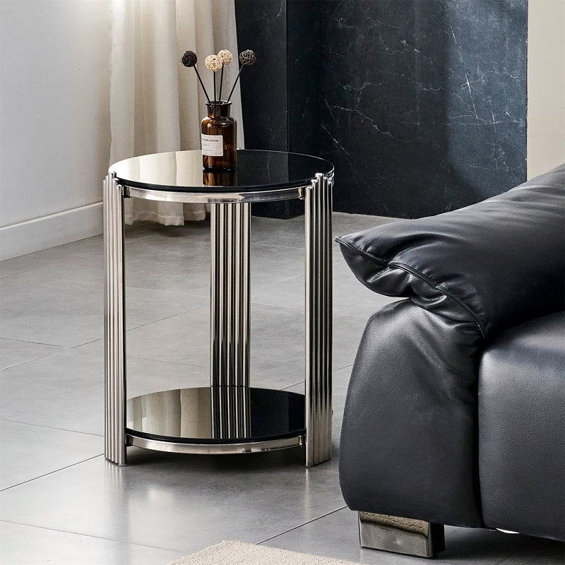 Table de bout moderne 16,90 pouces
