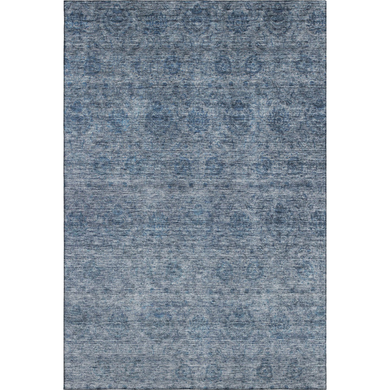 Premium Machine Washable Melvin AMF1170 Global Rug, Rectangle 8' x 10'