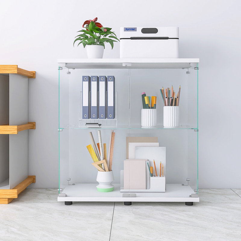 Présentoir à trophées en bois H 33,93 po x l 31,77 po, blanc