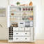 Approfondissez l'armoire de rangement avec 4 portes pliantes-625671998