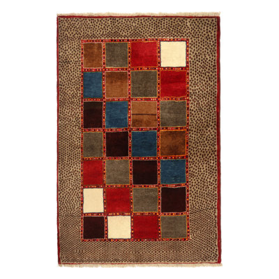 One-of-a-Kind 3' X 4'7" Hand Knotted Area Rug