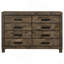Commode 8 tiroirs Bren