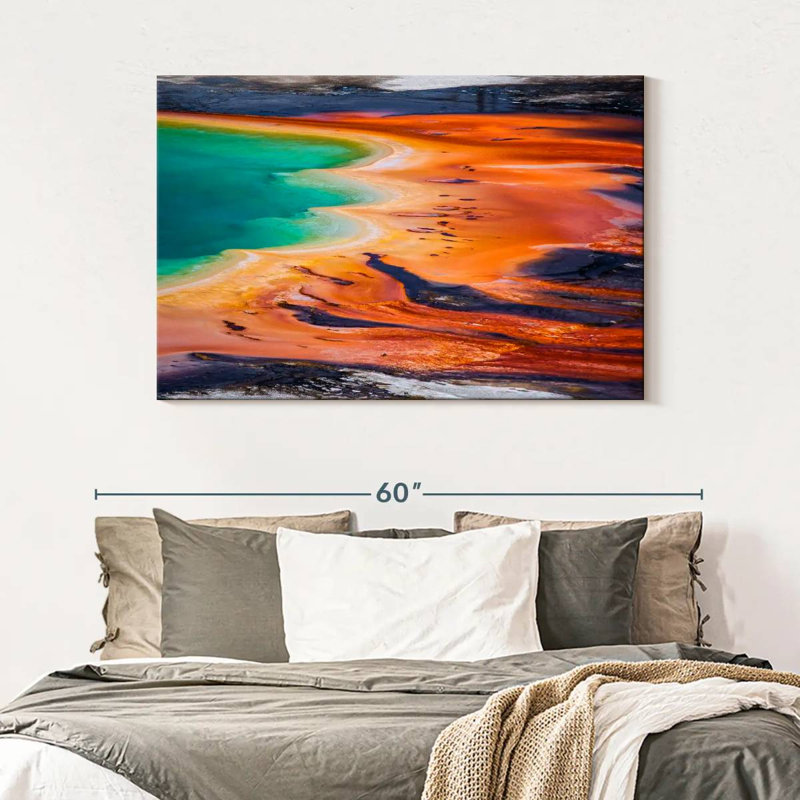Alvord Grand Prismatic Spring Wyoming, H 32 po x l 48 po