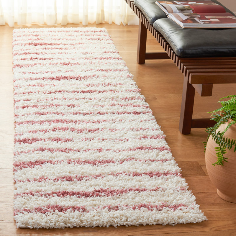 Glenarden Shag 600 Performance Striped Rug, Runner 2'2" x 8'