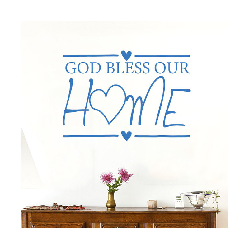 Wall Decal, Blue, Medium