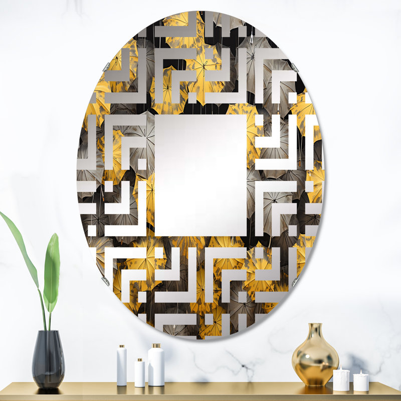Miroir mural oval, 35,4 po x 23,6 po