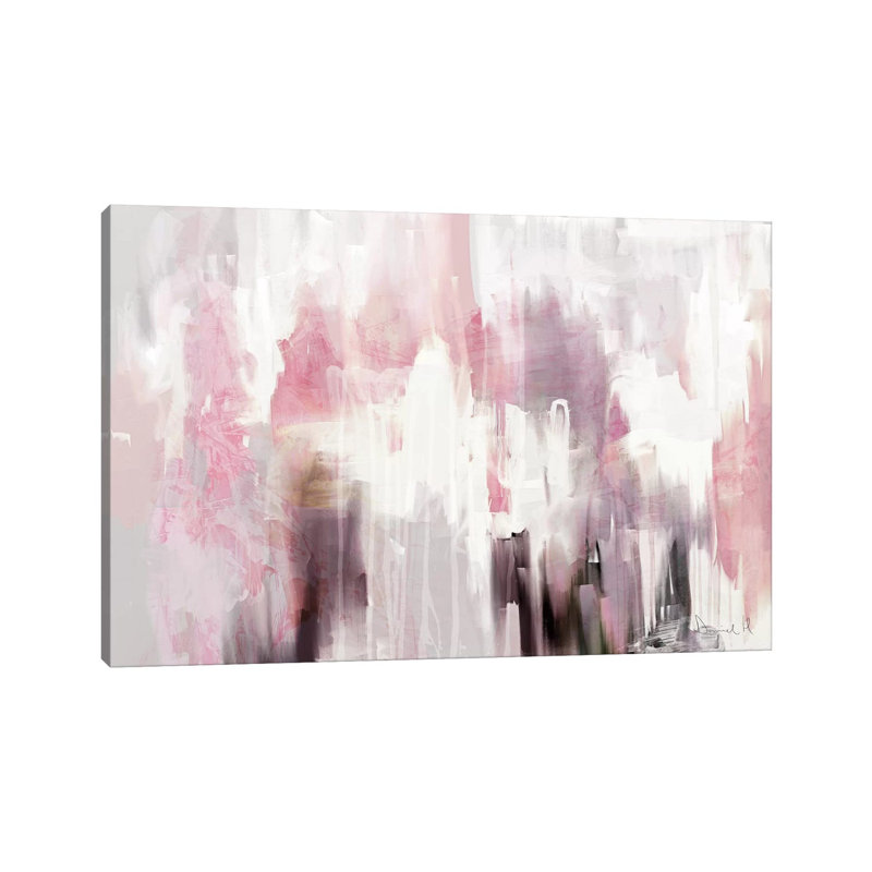 «Blush» par Dan Hobday - reproduction d'art, H 26 po x l 40 po x 1,5 po, Toile tendue