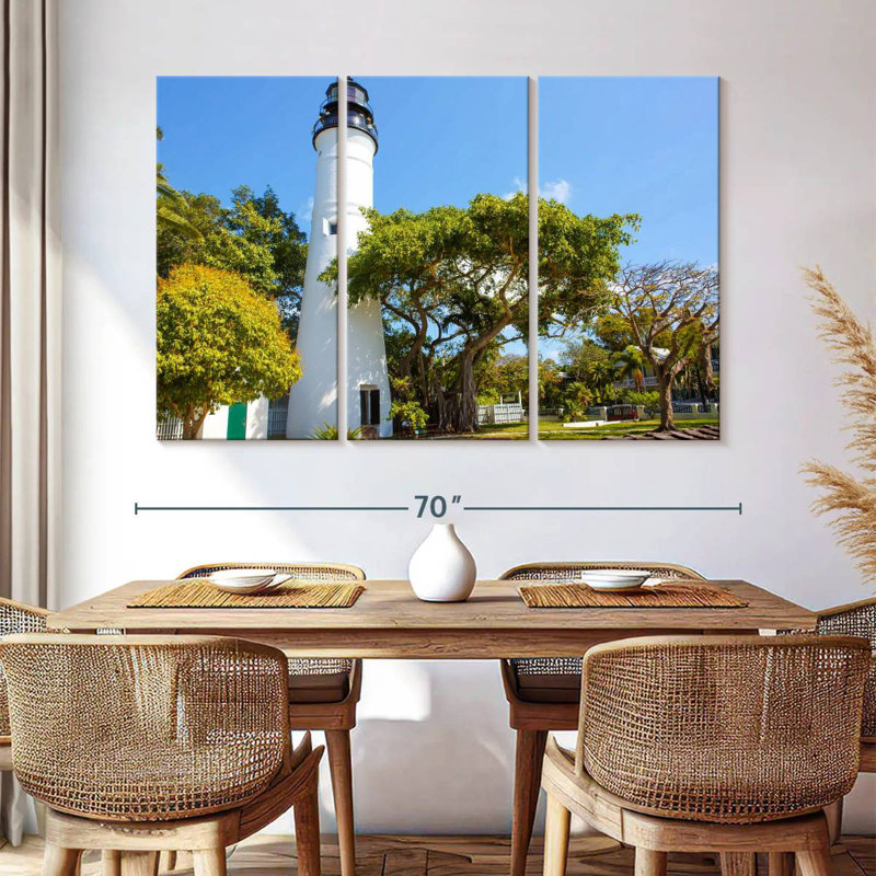 Sebbie Key West Lighthouse, 42" H x 65" W