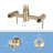 Wall Mounted Bridge Kitchen Faucet With Sprayer-111112321