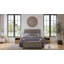 Banc de rangement en tissu