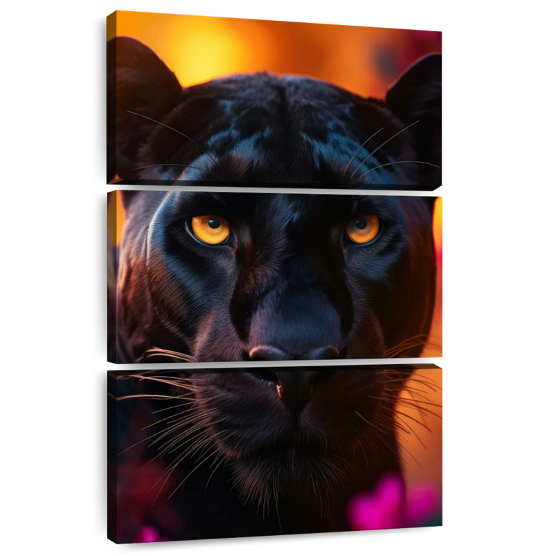 Brampt Black Panther Sunset, 32" H x 20" W