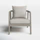 Layne Teak Patio Chair with Cushions