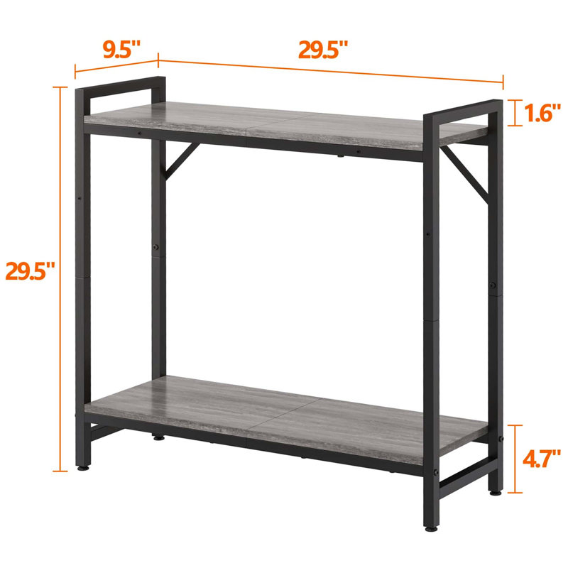Annam 75cm Console Table, Grey