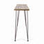 Table de bar industrielle en bois et métal