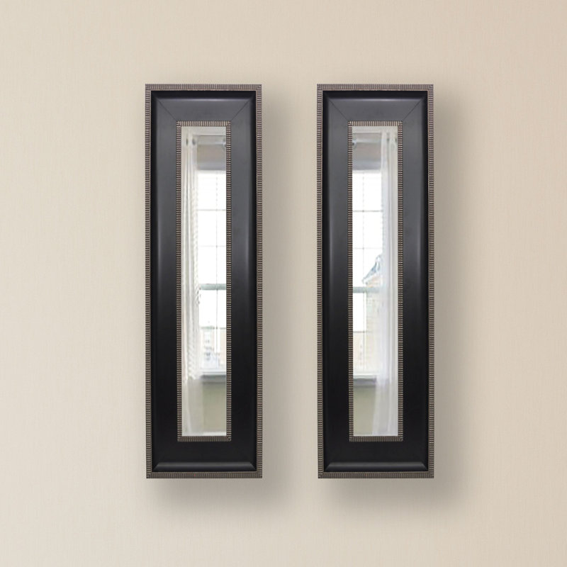 Ensemble de 2 miroirs 2 pièces, H 35,25 po x l 14,25 po