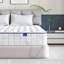 Matelas simple hybride multicouche 9,6 pouces à ressorts ensachés - Conception ergonomique avec mousse respirante et matelas à ressorts ensachés - Tight Top Series-70795560