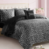 Juicy Couture Modern Leopard Satin Comforter Bed in a Bag