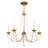 Fabio Candle Style Traditional Chandelier with Crystal Accents-1484132595