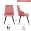 Clocher 47cm H Tufted Velvet Upholstered Upholstered Back Side Chair-43410648