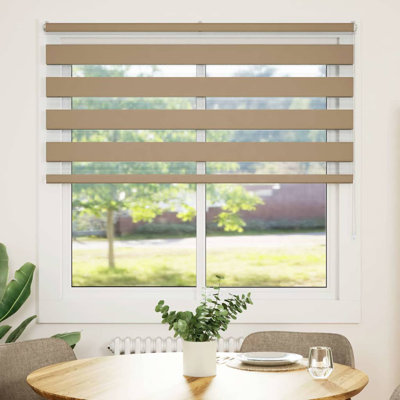17 Stories Zebra Blind Sand Brown 120X150 Cm Fabric Width 115.9 Cm Polyester
