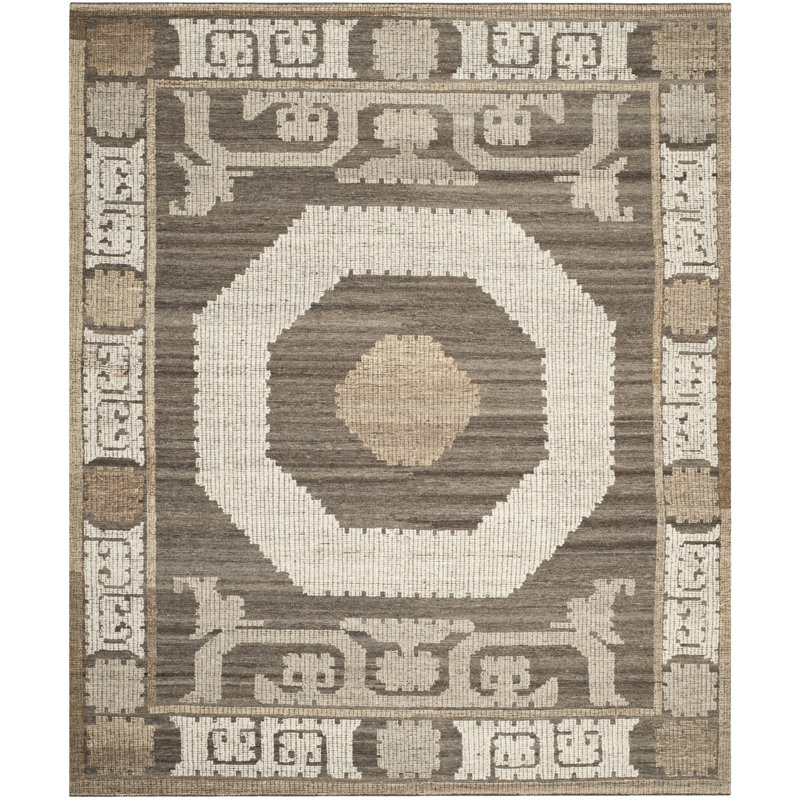 Feliciano Oriental Wool Hand Woven Area Rug, Rectangle 243 x 304cm