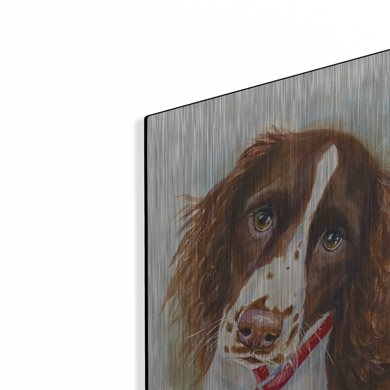 Art mural en métal Red Barrel Studio® «Must Love Dogs Springer Spaniel» par Lindsay Kivi, H 24 po x l 16 po