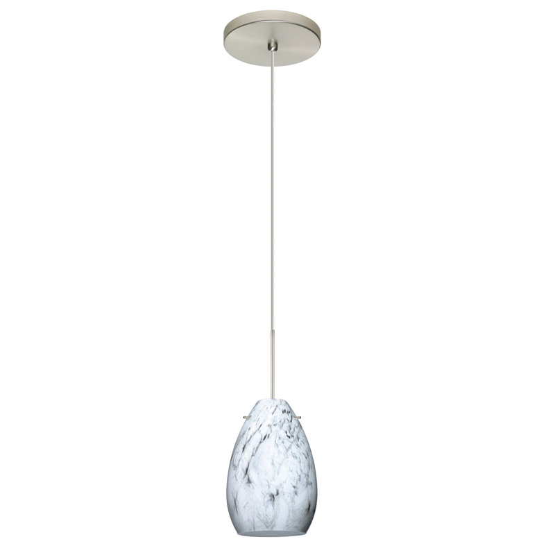 Drasner 1 - Light Single Pendant, Halogen, Satin Nickel