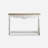 47.24" White Rectangular Solid + Manufactured Wood Console Table
