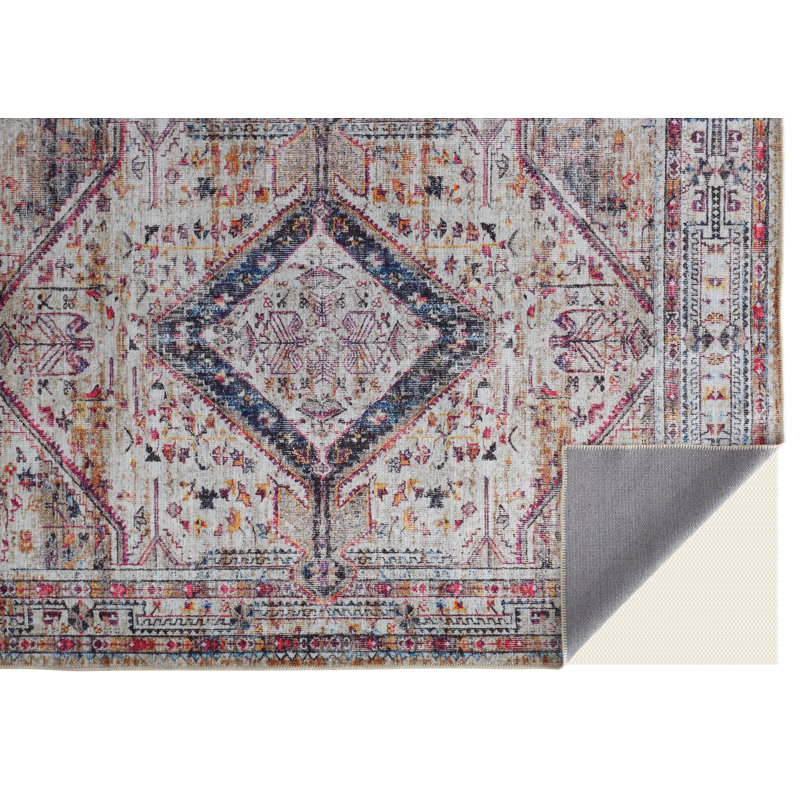 Landwehr Performance Washable Oriental Indoor Rug, Rectangle 5'3" x 7'6"