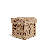 Scallop Storage Rattan Bin With Lid