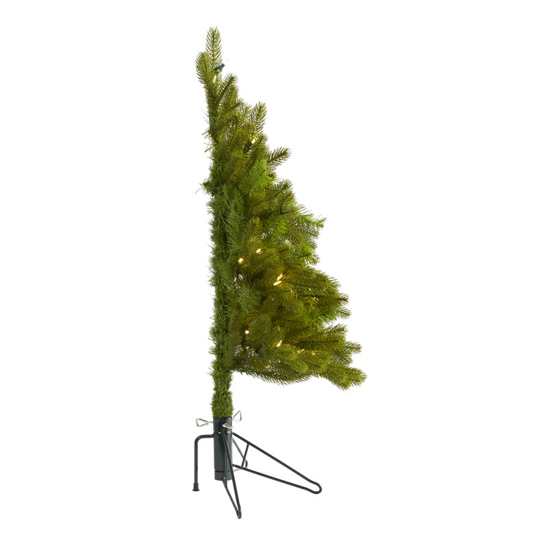 Lighted Artificial Christmas Tree, 3' H