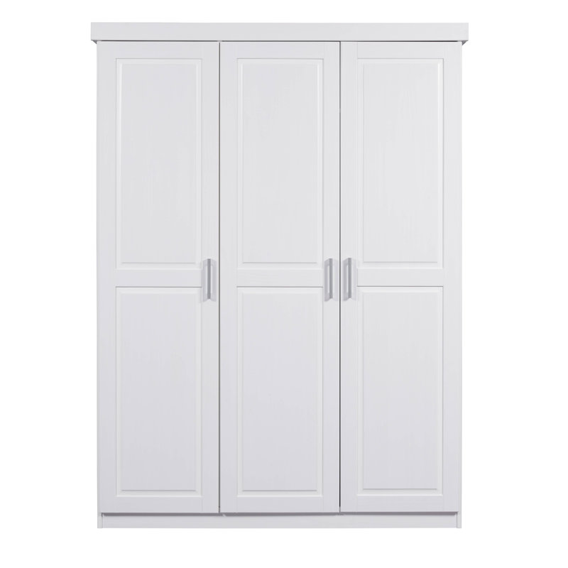 Hakon 3 Door Wardrobe, White