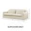 Siva 86" Wide Upholstered Slipcover Only-103959334