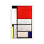 Tableau L, 1921 by Piet Mondrian - Print on Canvas-116763157-116763152