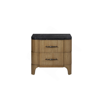 2 Drawer Nightstand (Stone Top)