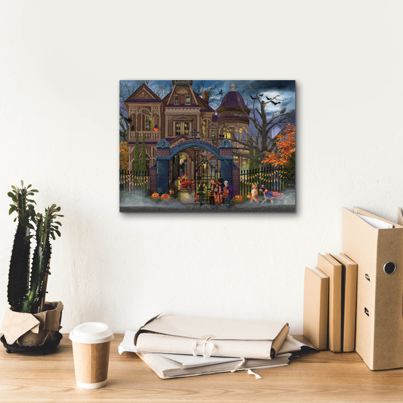 "Moonlight Manor" par Bigelow Illustration, H 12 po x l 16 po x P 0,75 po