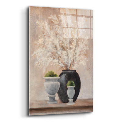 «Simple Pleasures Arrangement» par Julia Purinton, art mural en verre
