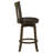 Marcella Wood Counter Height Swivel Bar Chair Dark Cherry-813847218