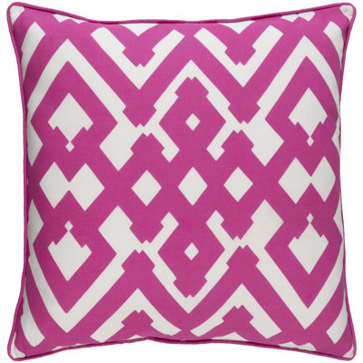Belford Large Zig Zag Linen Throw Pillow
