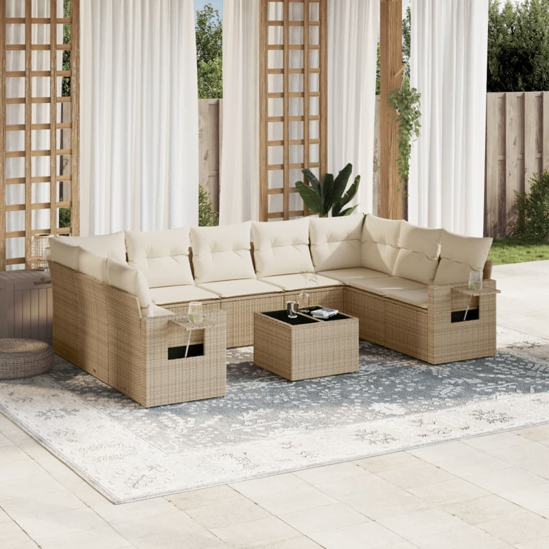 Ensemble de canapé de jardin Vidaxl