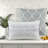 Elegant Cotton Bedding Sets For Cal King, Grey Damask Design