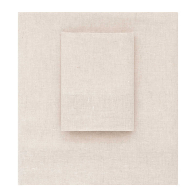 Lush Linen Pillowcases, Standard, Natural
