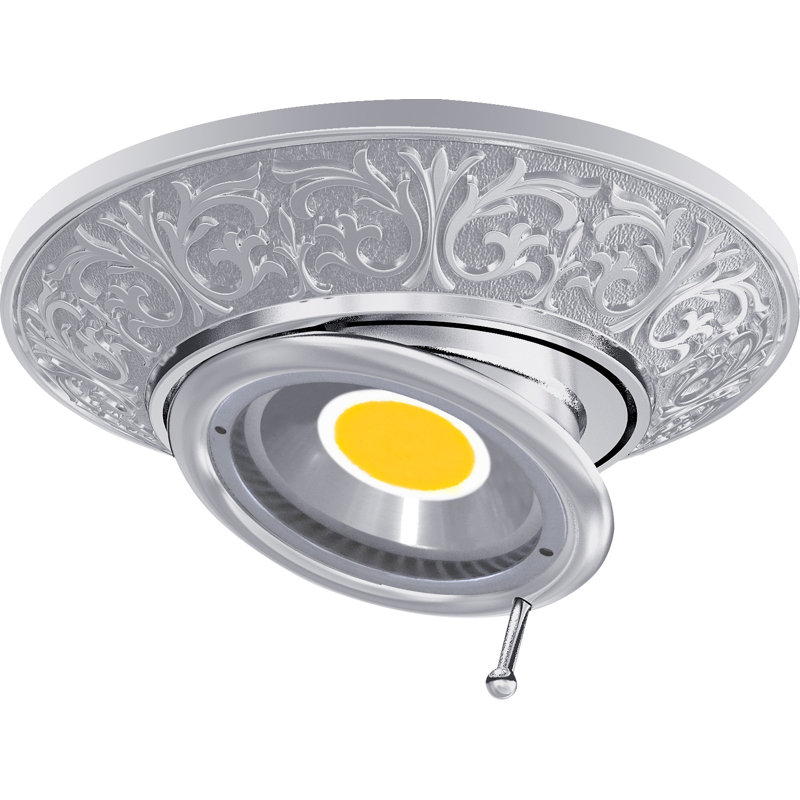 Fluellen 9.5cm Adjustable Recessed Trim, Silver