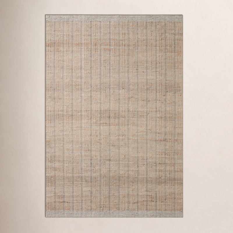Tapis gris clair / naturel Jean Stoffer x Loloi Cornwall, Rectangle 2 pi 3 po x 3 pi 9 po