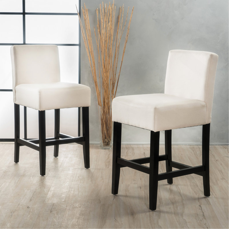 Tabouret de comptoir [ensemble de 2 pièces], Beige