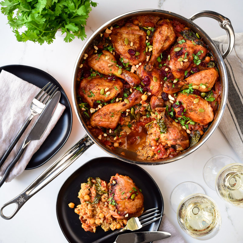 Hestan CopperBond Covered Essential Pan w/ Helper Handle, 5 qt.